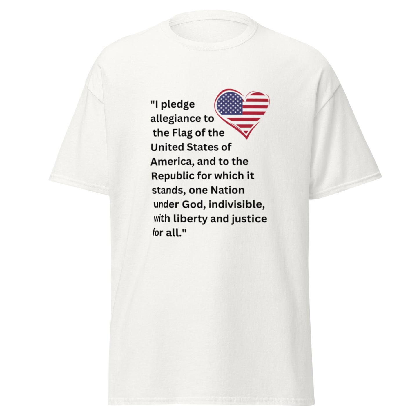 The Pledge of Allegiance Patriot unisex T-Shirt